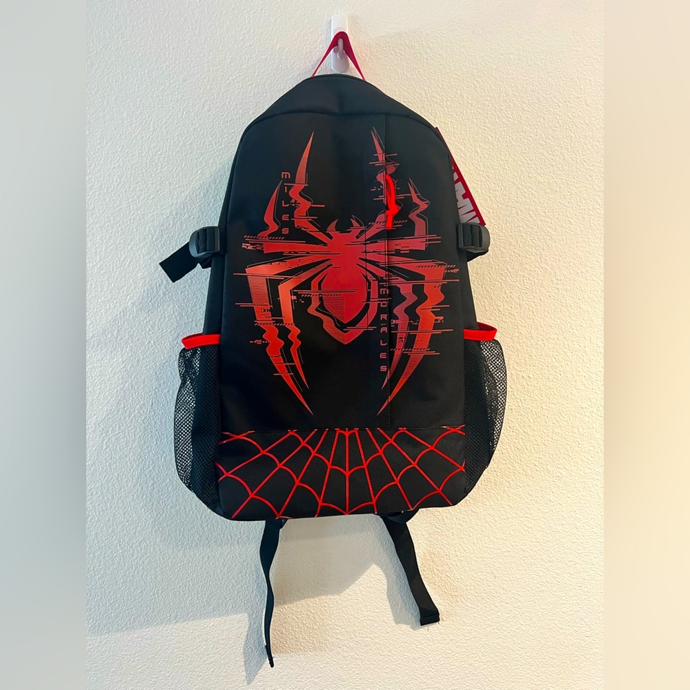 Marvel Spider-Man Miles Morales Logo 18.5" Backpack